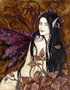 fantaisie Tableau Peinture - sombre faery fantaisie